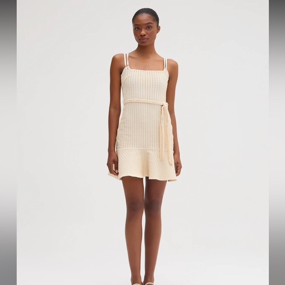 NWT PatBO METALLIC KNIT MINI DRESS - Picture 1 of 10